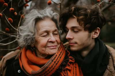 Una donna che sorride sinceramente, apparendo sicura e a suo agio nella propria pelle, rappresentando l'autenticità.